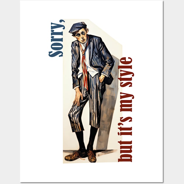 Sorry but it's my style retro vintage modernism Wall Art by jjmpubli